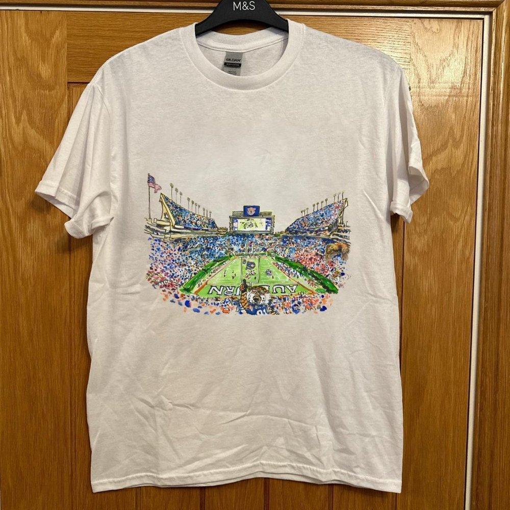 Auburn Football Auburn Tigers Jordan Hare Stadium Alabama Shirt Tee Retro K9